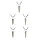 thumbnail image 1 of Jumpingount Hexágono Columna Encanto Exquisito Aniversario de vacaciones Colgantes Colgantes Encantos de cristal Pendiente Accesorios Type2 NO2, 1 of 6