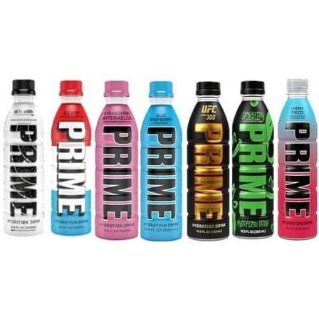 Prime Hydration Sports Drink Variety Pack - Energy Drink, Electrolyte Beverage Pack of 7