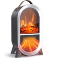 thumbnail image 1 of Calefactor eléctrico portátil tipo chimenea Riseon 1500 W con llama 3D, 1 of 9