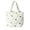 White, variant on Cute Fuzzy Pumpkin Halloween Tote Bag,Frayed Jack-O-Lantern Knitted Storage Basket Bag for Holiday Treat Display Home Party Decor
