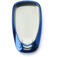 thumbnail image 3 of iJDMTOY Chrome Finish Blue TPU Key Fob Protective Cover Case Compatible With 2016-up Chevrolet Camaro Cruze Spark Volt,, 3 of 5