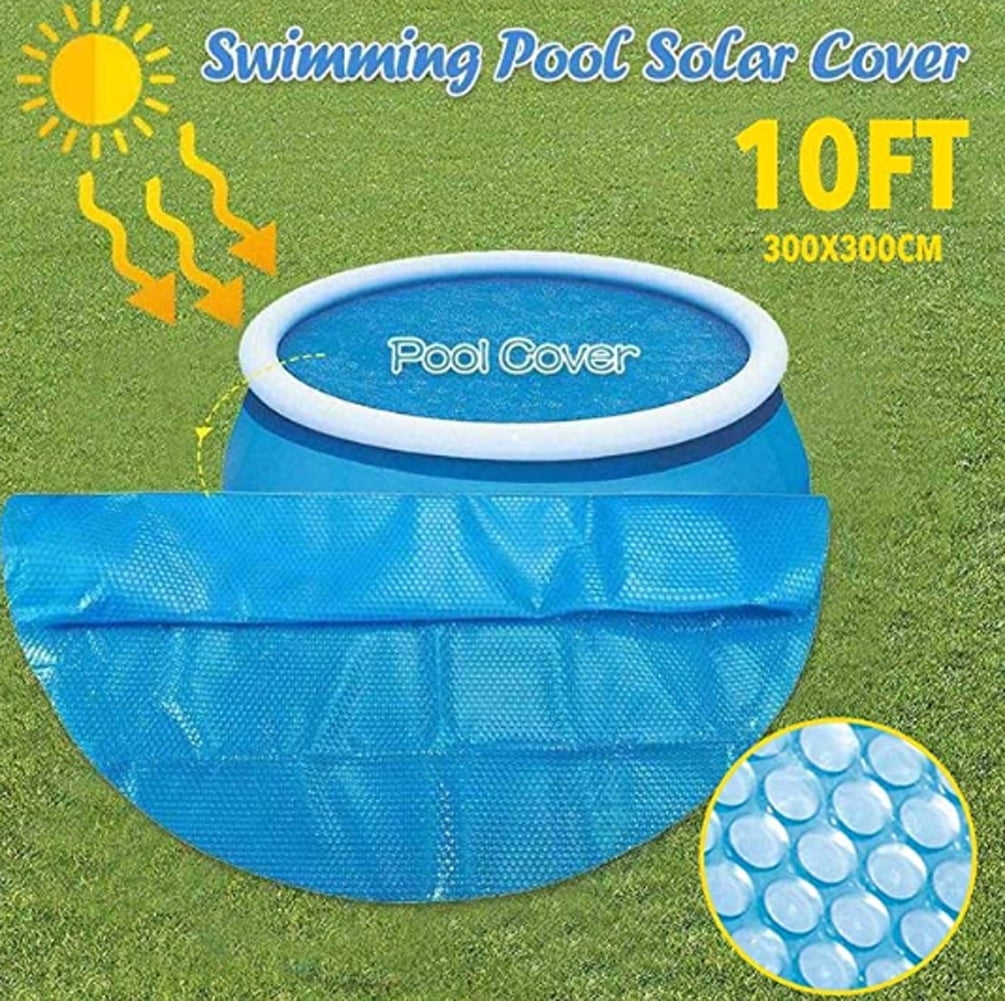 Pool Solar Cover 10 Ft Round for Above Ground Pool Heat Retaining Dust