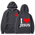 thumbnail image 4 of toraway Sweat à Capuche Surdimensionné Robe d'Hiver Homme Manches Longues Pull Mode Imprimé Couleur Unie Col Rond TG, 4 of 4