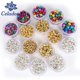 thumbnail image 3 of Cascabeles de hierro de 6/8/10/12/14mm, cuentas de campana de oro y plata, decoraciones navideñas para el hogar, accesorios de manualidades DIY, 3 of 4
