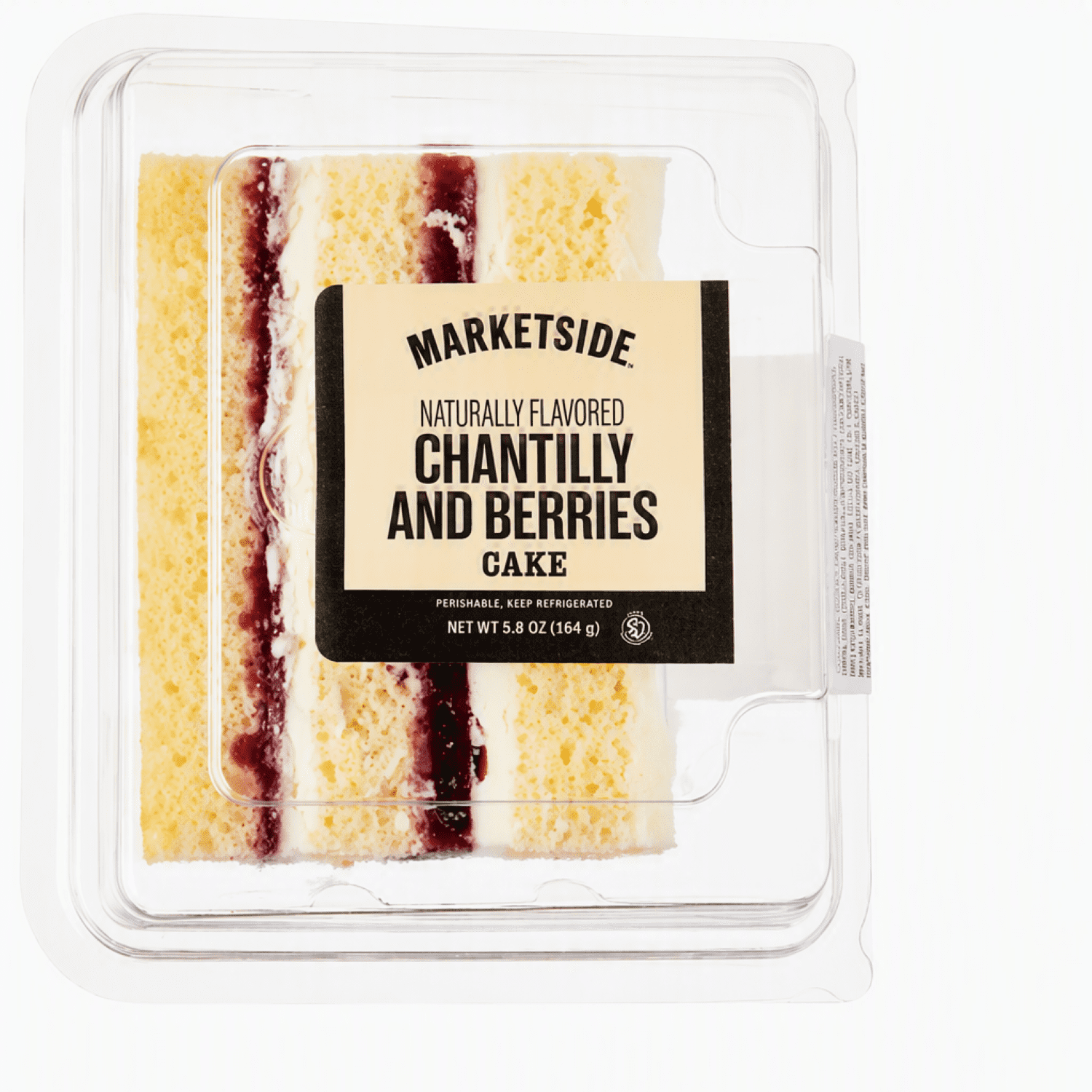 Marketside Chantilly and Berries Cake, 5.8 oz