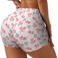 thumbnail image 1 of Balery Cute Axolotl Pantalones cortos de entrenamiento estampados para mujer, sin costuras, ajustados, para gimnasio, yoga, correr, deportes, ejercicio activo, fitness.-Small, 1 of 8