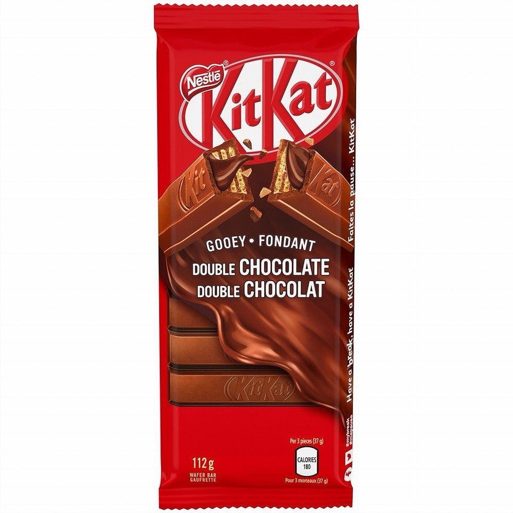 Nestle KitKat Gooey Double Chocolate Wafer Bar, 112g/3.9 oz