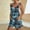 Blue, variant on jjayotai Women's Suspender Jumpsuit Shorts Women's Summer Comfortable Casual Suspender Printing Shorts Pocket Jumpsuit Shorts