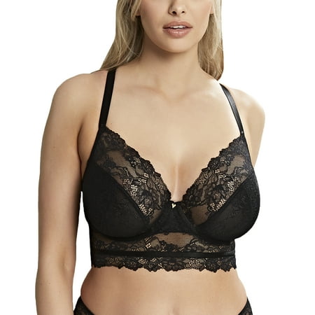 

Cleo by Panache Selena Longline Plunge Underwire Bra (10626) 28FF Noir