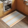 thumbnail image 3 of Orange Green Ethnic Tribe Entryway Rug 2x3 Area Rug Washable Indoor Doormat Small Bathroom Rugs Non-Slip Low Pile Accent Throw Rugs Boho Traditional Geometric Floor Carpet for Kitchen Bedroom, 3 of 9