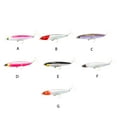 thumbnail image 4 of Advancent 5 piezas cebo de pesca plástico agua salada agua dulce agua de mar Swimbait portátil Lake Stream señuelos Tackle Gradient Purple Type2 NO2, 4 of 6