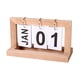 thumbnail image 2 of Calendario de Escritorio Reutilizable, Artesanía de Calendario, Decoración para Escritorio, Ornamentos de Madera que se Pueden Reutilizar, 2 of 6