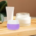 thumbnail image 3 of 2pcs Cream Jars Silicone Cosmetic Containers Empty Jars Small Sample Lotion Jars 20ml, 3 of 6