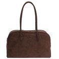 thumbnail image 1 of Bolso para Axila Tipo Almohada Ante Sintético Retro Invierno Otoño Mujer (Café), 1 of 9
