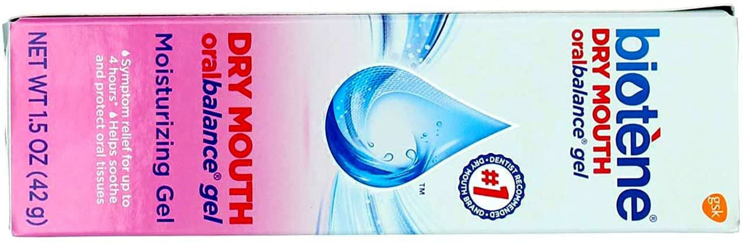 Biotene Oralbalance Dry Mouth Moisturizer Gel 1.50 oz (Pack of 4)