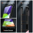 thumbnail image 2 of ELEHOLD for Samsung Galaxy A22 5G 2021 Fit Case, Military-Grade Dual Layer Raised Frame Screen & Camera Lens Protective Armor Hybrid PC+TPU Anti-Drop Shockproof Slim Rugged Case,Pink, 2 of 8