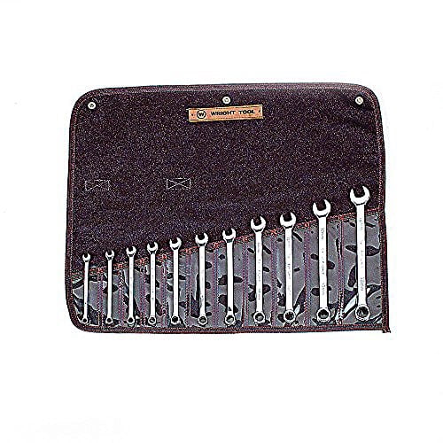 Wright Tool Ringmaulschlüssel-Set Metrisch 12-Punkt - 7–19 Mm, 11-teilig, Vollpoliert