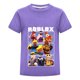 thumbnail image 1 of Camiseta Roblox Estilo Gamer para Niño, Playera Infantil con Personajes, Ropa Cómoda de Algodón, Ideal para Verano, 1 of 4