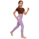 thumbnail image 4 of Amzcrzy Leggings Yoga Niñas 4 A 13 Años Cintura Alta Deportivos Cómodos Elásticos Control Abdomen Suaves Tacto Agradable Con Bolsillos Correr Ejercicio Morado, 4 of 9