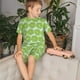 thumbnail image 4 of Balery Green Lemon Slices Conjunto de Pijama Infantil de Manga Corta con Estampado – Ropa de Dormir de Algodón Suave-Medium, 4 of 6