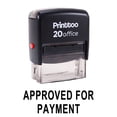 thumbnail image 1 of Printtoo Self Inking APPROVED FOR PAYMENT Rubber Stamp Office Stationary Custom Stamp - Black, 1 of 1