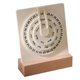thumbnail image 1 of Calendario de Escritorio Pequeño, Calendario Circular Giratorio de Escritorio con Base de Madera, Calendario con Ruedas para Visualización de Mes, Semana y Día, 1 of 1