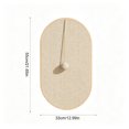 thumbnail image 3 of Sisal Scratching Mat for Indoor Cats Heavy Duty Sofa and Wall Mount Claw Scratcher Pad, Furniture Guard for Apartment Living, Space Saving Pet Toy, 3 of 6