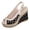 Black, variant on Summer Sandals for Women Polka Dot Wedge Sandals,Espadrille Platform Slingback Shoes