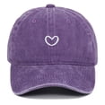 thumbnail image 4 of sususu Men'S Hats Classic Adjustable Baseball Cap with Curved Visor and Twill Fabric for Everyday Style Purple, 4 of 4