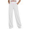 thumbnail image 7 of Posijego Womens Sweatpants with Pockets Mid Waist Drawstring Wide Leg Lounge Pants Athletic Jogger Pants, 7 of 7