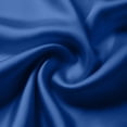 thumbnail image 4 of Vivianyo HD Women's Wrap V Neck Satin Blouses, Irregular Ruched Long Sleeve Solid Casual Silky Tops for Women, Women's Blue, Sizes S-3XL, 4 of 5