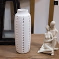 thumbnail image 2 of Tallis Ceramic Vase with Textured Design, 2 of 7