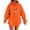 Orange, variant on Oversized Hoodies for Women Plus Size Drawstring Graphic Hoodie Loose Preppy Sweatshirt with Pocket Womens Pullover