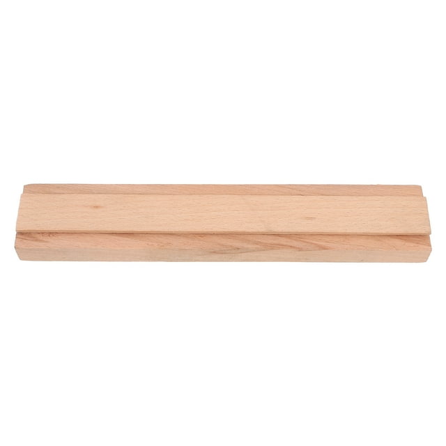 KAKOWELY Wood Drawer Glides, Wooden Drawer Rails Replacement Center Guide Track Mounts Dresser Drawer Slides Bottom Mounted Drawer Slides for Drawer Accessories,9.84X"X1.85"X0.63"