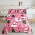 thumbnail image 2 of Homewish Kawaii Animal Alpaca Bedding Comforter Set 2pcs for Kids Children,Merry Christmas Xmas Twin Comforter Sets Microfiber,Cartoon Polka Dots Breathable Bedding Set,Super Cozy Room Decor, 2 of 8
