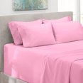thumbnail image 1 of Juego de ropa de cama con bolsillo extra profundo para dormitorio, hogar, apartamento, dormitorio, hotel, oficina, interior, rosa, microfibra, tamaño king, 6 piezas, 1 of 5