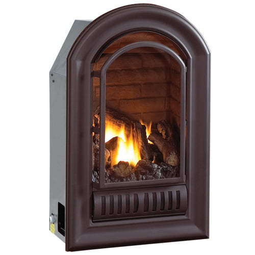 Natural Gas Vent Free Fireplace Insert, Arched Ventless Gas Fireplace Insert