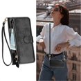 thumbnail image 1 of Case For Oneplus Nord 2t Zipper Handbag Wallet Leather Cover With Crossbody Detachable Lanyard Strap Compatible With Oneplus Nord 2t, 1 of 5