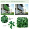 thumbnail image 4 of Gymax 12PCS 20x20inch Artificial Daisy Hedge Plant Privacy Fence Hedge Panels, 4 of 10