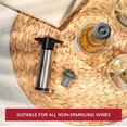 thumbnail image 4 of Vacu Vin Stainless Steel Wine Saver Pump with Vacuum Wine Stopper - Keep Your Wine Fresh for up to 10 Days - 1 Pump 1 Stopper - Reusable - Made in the Netherlands, 4 of 7