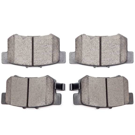 ECCPP 4PCS Ceramic Pads Fits 2004-2009 for H-onda S2000 2.2L 2002-2011 for H-onda Civic 2.0L Rear Left Right