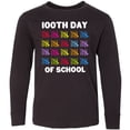 thumbnail image 3 of Inktastic 100th Day of School with Tally Marks Long Sleeve Youth T-Shirt, 3 of 5