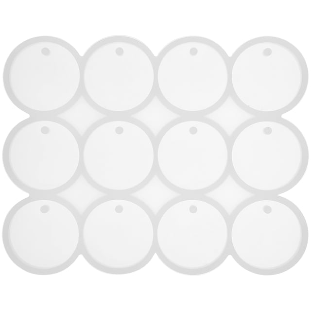 Molde de silicona para manualidades de resina, molde de silicona redondo pequeño, moldes de silicona para molde de fundición de silicona epoxi