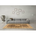 thumbnail image 3 of Ahgly Company Indoor Round Medallion Brown Traditional Area Rugs, 3' Round, 3 of 4
