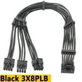 thumbnail image 5 of LIANXUE Robust CPU 8Pin Male to 12VHPWR PCIE5.0 16Pin Video Card Cable for RTX40, 5 of 20