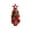 Red, variant on Pre‑Decorated Tabletop Mini Christmas Tree with Star Topper,Small Potted Artificial Xmas Tree,for Desktop Shelf Mantel Home Holiday Decoration,3.15x7.87 inch,Red
