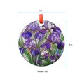 thumbnail image 5 of Iris February Birth Month Flower Ornament Suncatcher, Purple Irises Window Hanger, Floral Wall Art. Indoor Decor, Flowers Lover Gift, 2025, Holiday 2025, Festive Home Accent,, 5 of 5