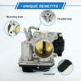 thumbnail image 3 of Unique Bargains 1 Pc Throttle Body for Acura ILX 2.0L 2013-2015 Replace No.16400R1BA01, 3 of 6