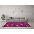 thumbnail image 3 of Ahgly Company Indoor Square Oriental Pink Traditional Area Rugs, 8' Square, 3 of 4