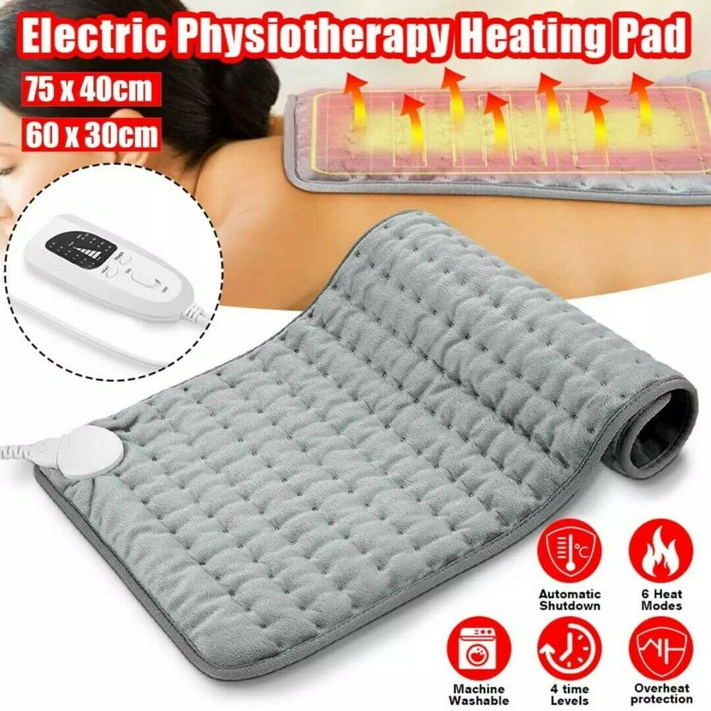 Heating Pad, Soft Electric Heating Pad for Neck Back Abdomen Pain